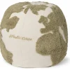 Pouf Carte du Monde Rugcycled