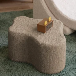 Pouf Cloud Biscuit molletonné