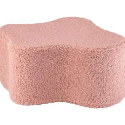 Pouf Cloud Guava Pink molletonné
