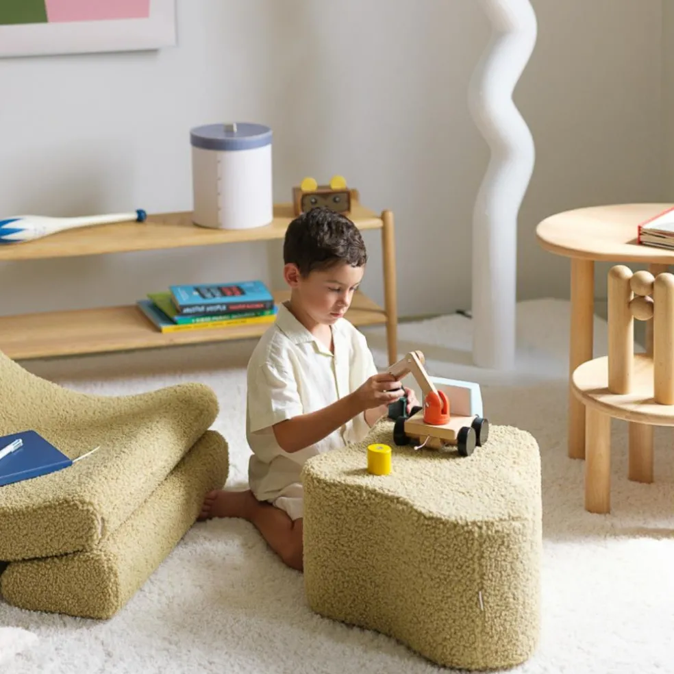 Pouf Cloud Matcha molletonné