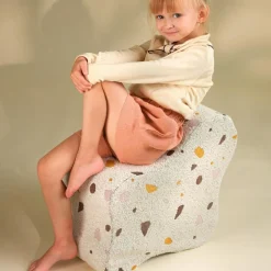 Pouf Cloud Terrazzo Marble