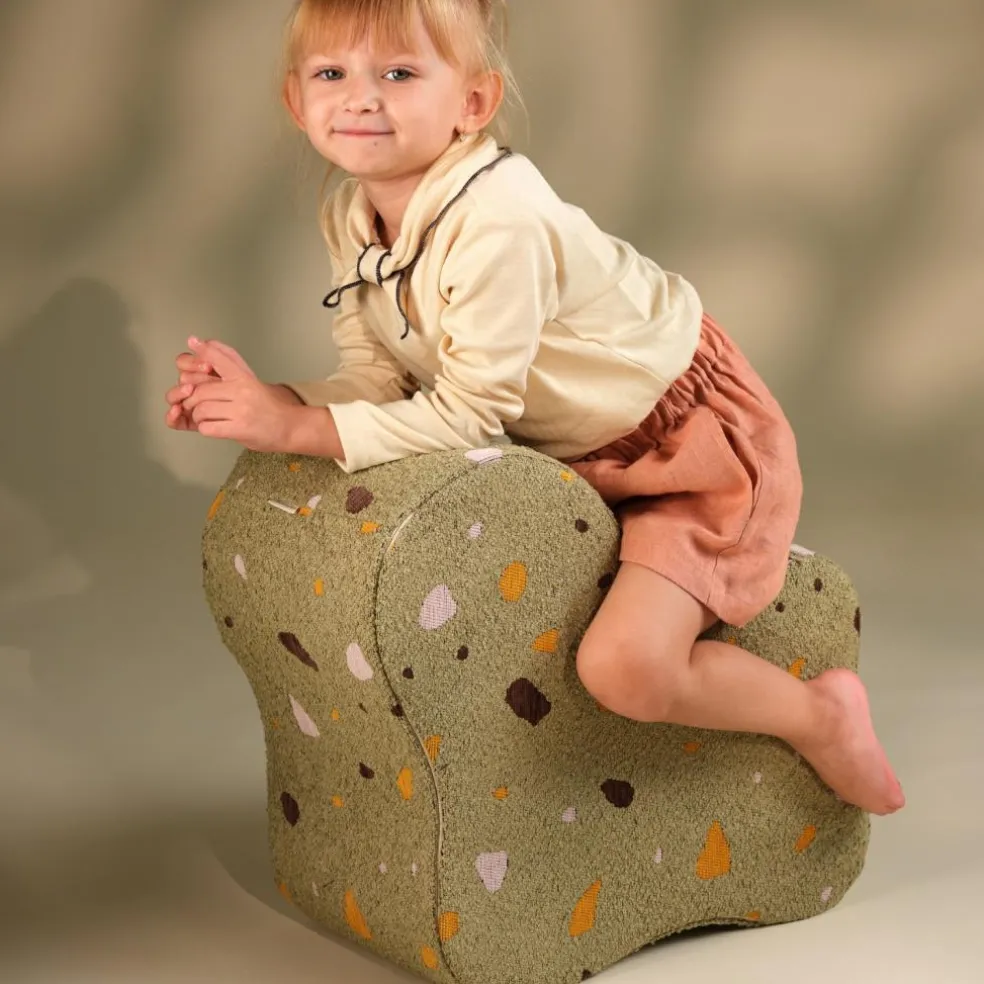 Pouf Cloud Terrazzo Moss