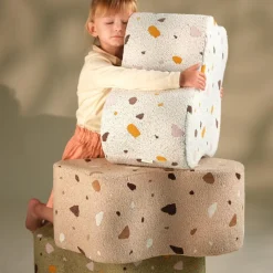 Pouf Cloud Terrazzo Moss