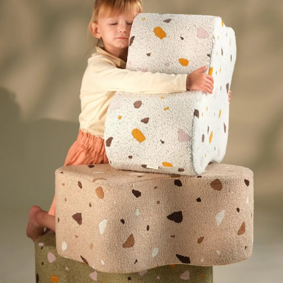 Pouf Cloud Terrazzo Moss