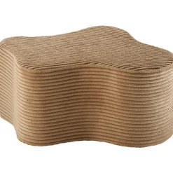 Pouf Cloud Toffee velours côtelé