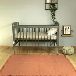 Pouf enfant tricoté Lili lin (30 x 20 cm)