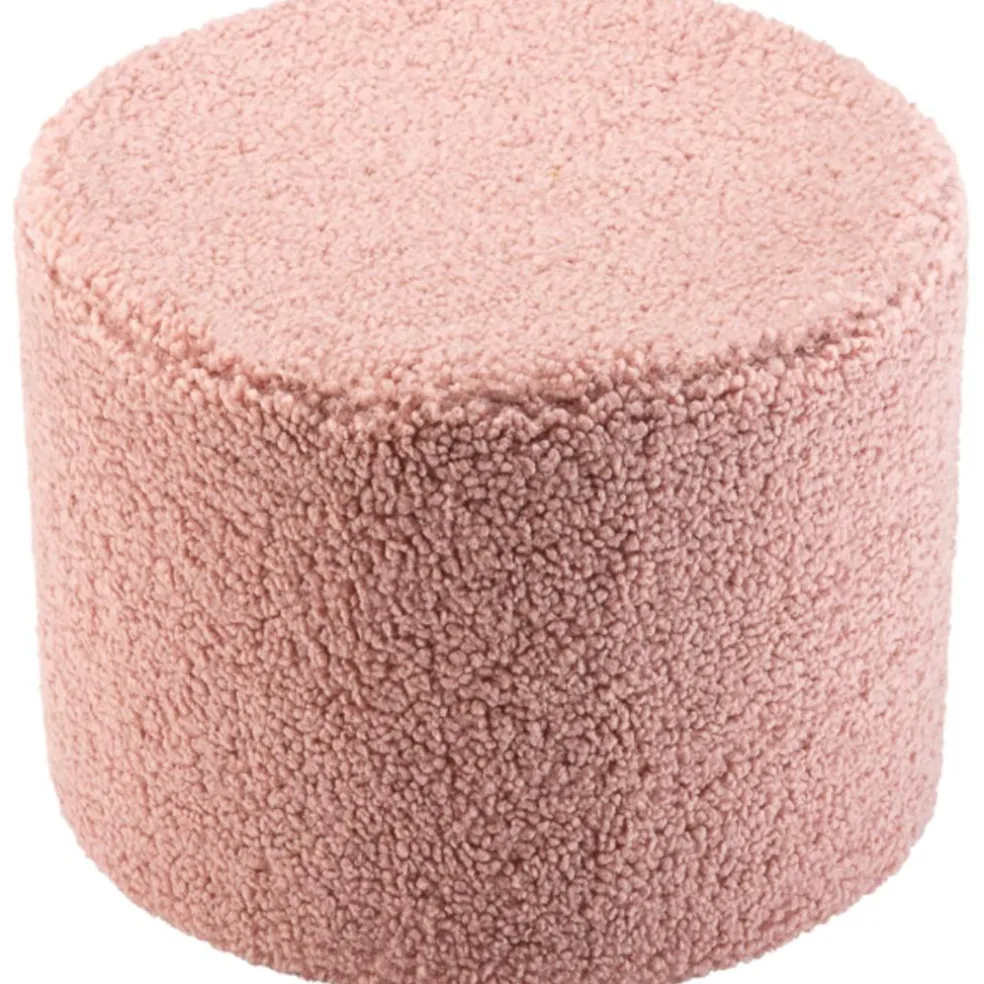 Pouf Guava Pink molletonné