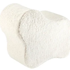 Pouf Nuage Cloud Cream White molletonné