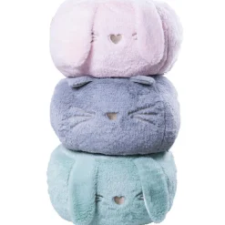 Pouf oreilles lapin Glitter rose