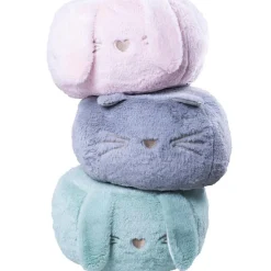 Pouf oreilles lapin Glitter rose