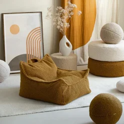 Pouf Ottoman Maple molletonné