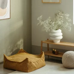 Pouf Ottoman Square Mapple molletonné