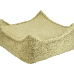 Pouf Ottoman Square Matcha molletonné