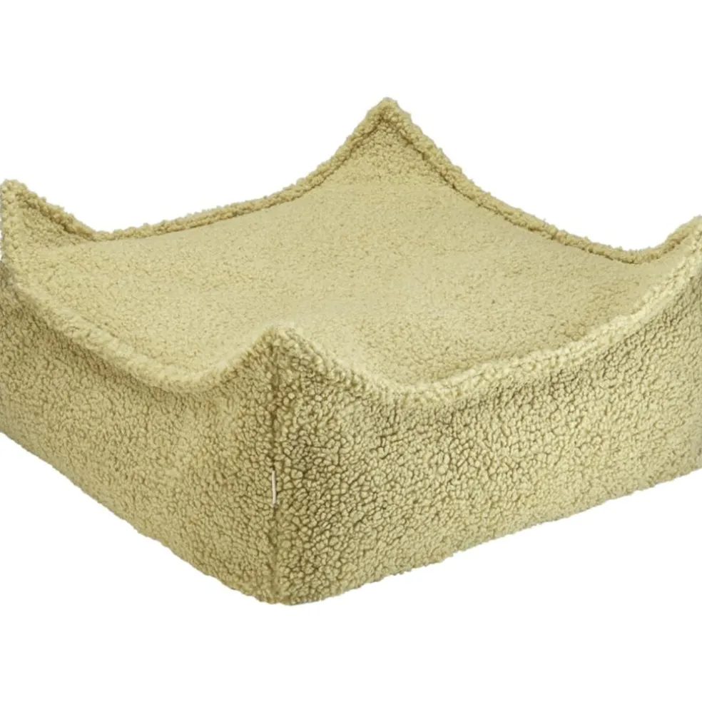 Pouf Ottoman Square Matcha molletonné