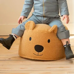 Pouf Teddy bear beige (40 cm)