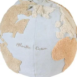 Pouf World Map Back-to-School (45 x 50 cm)