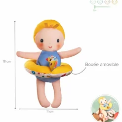 Poupée de bain Gaspard (18 cm)