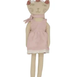 Poupée souple chat Rose (20 cm)