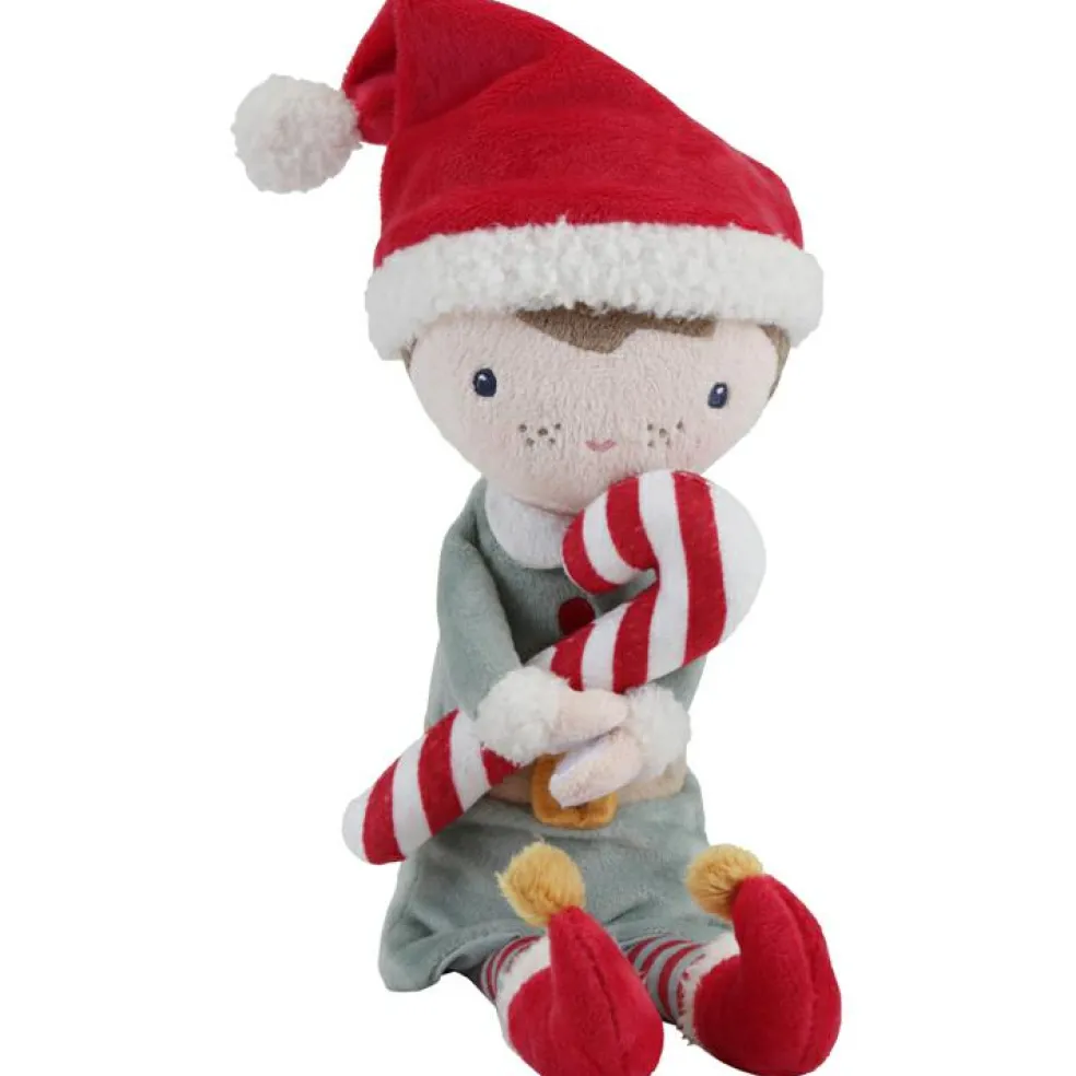 Poupée souple elfe de Noël Jim (35 cm)
