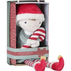 Poupée souple elfe de Noël Jim (35 cm)