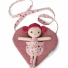 Poupée souple et sac cœur