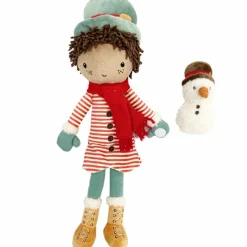 Poupée souple Jake et son bonhomme de neige (35 cm)