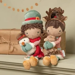 Poupée souple Jake et son bonhomme de neige (35 cm)