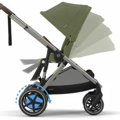 Poussette avec assistance électrique eGazelle S Moss Green