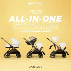 Poussette citadine Gazelle S Almond Beige