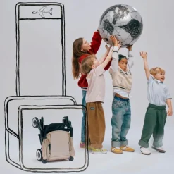 Poussette compacte Agis Almond Beige