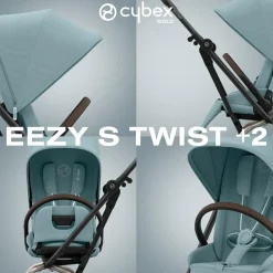 Poussette compacte Eezy S Twist+ 2 Stormy Blue