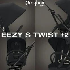 Poussette compacte Eezy S Twist+ 2 Magic Black