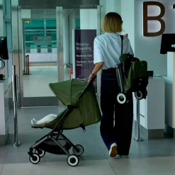 Poussette compacte Orfeo Canvas White