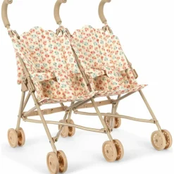 Poussette double pour poupée Lumina