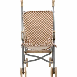 Poussette pour poupée Gaze Damier