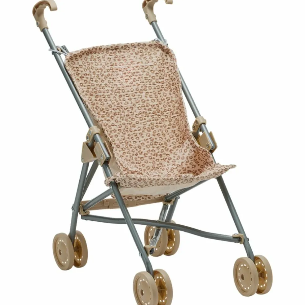 Poussette pour poupée Gaze Léopard