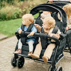 Poussette quadruple noir