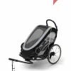 Poussette remorque à vélo Zeno Bike All Black
