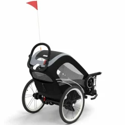 Poussette remorque à vélo Zeno Bike All Black