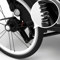 Poussette remorque à vélo Zeno Bike All Black