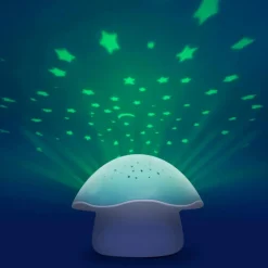 Projecteur d'étoiles Champignon Vert