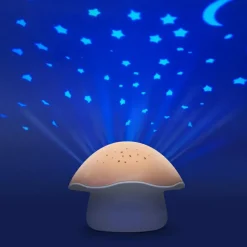 Projecteur d'étoiles Champignon rose