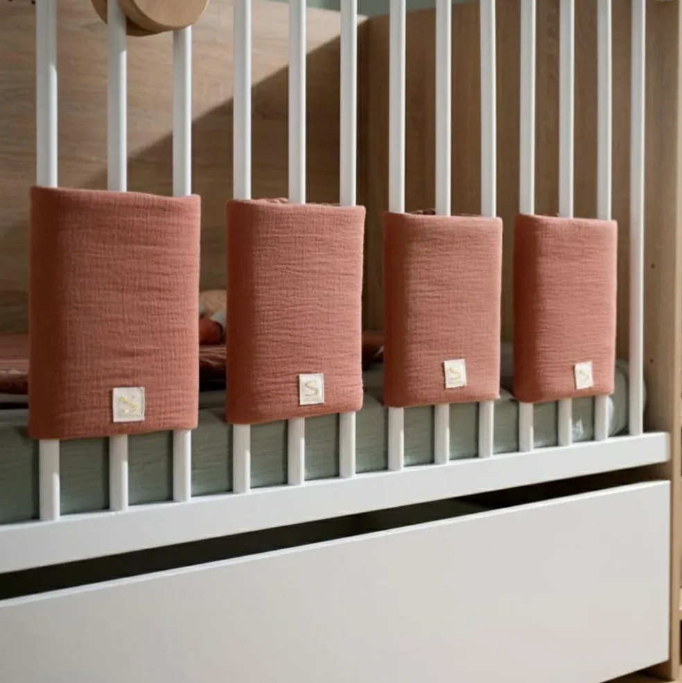 Protège barreaux Terracotta (pour lits 60 x 120 et 70 x 140 cm)