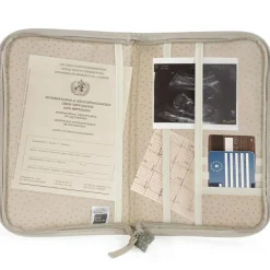 Protège carnet de santé à pois Poppy Mousse