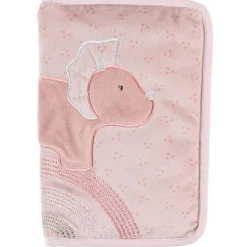 Protège carnet de santé en veloudoux tricératops Popsie