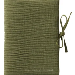 Protège carnet de santé gaze de coton Fougère