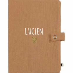 Protège carnet de santé Gaze Camel (personnalisable)