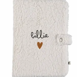 Protège carnet de santé Moumoute Ecru (personnalisable)
