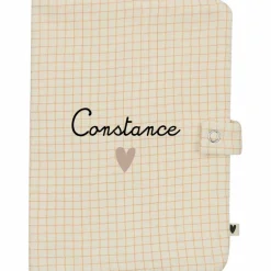 Protège carnet de santé Petits Carreaux (personnalisable)
