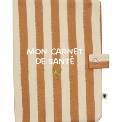 Protège carnet de santé Rayures Larges (personnalisable)